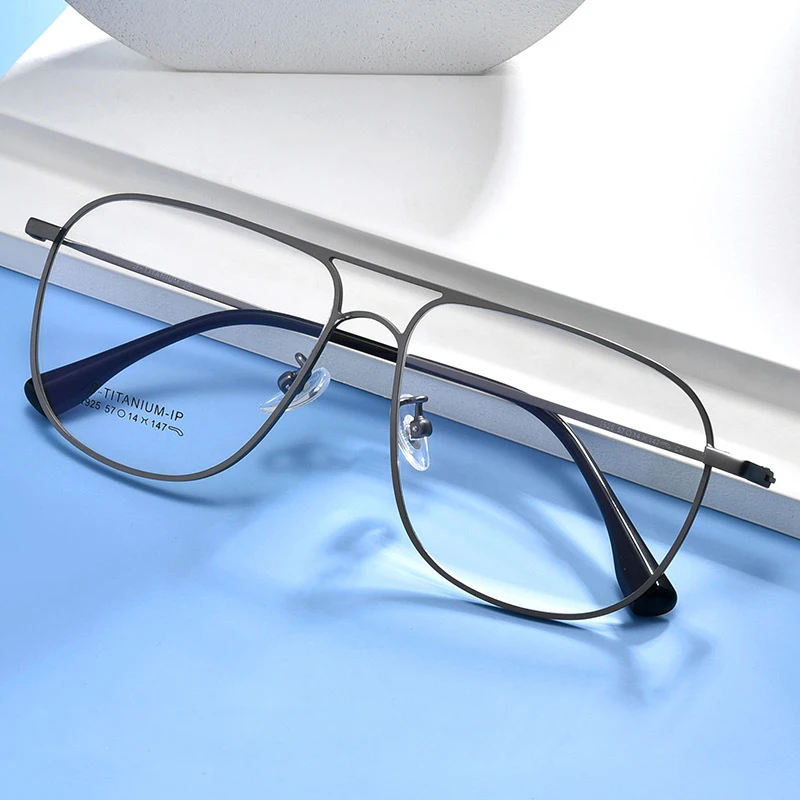 (12 г) Чистая β титановая большая оправа индивидуальная стеклянная унисекс