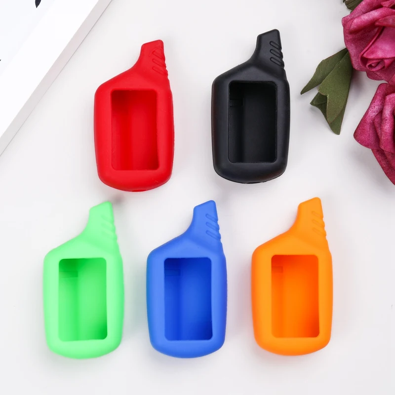 

1Pcs Key Cover B9 LCD Silicone Case For Original Starline B9/B91/B6/B61/A91/A61/V7 LCD Keychain Car Remote 2 Way Alarm