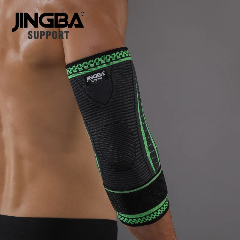 Compression Elastic Nylon Basketball Elbow brace support protector Volleyball Fitness Bandage Elbow pads 1PCS