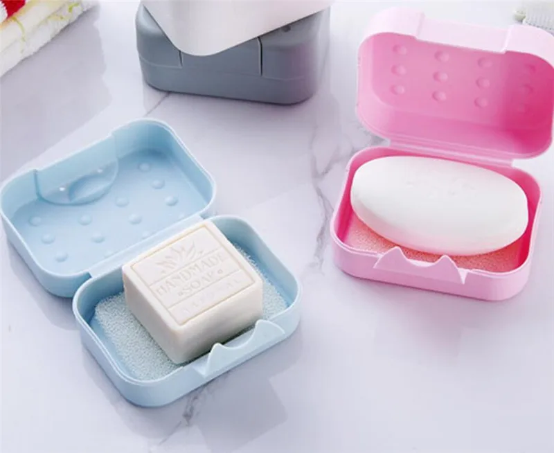

Новинка 100 шт./лот дорожная походная Коробка для мыла, гигиенический держатель, легко носить с собой, Коробка для мыла, крышка для ванной комнаты, мыла, Органайзер