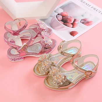 

fashion cute Children Sandals Girls Princess Shoes girl Flat Sandals Baby Girls Shoes