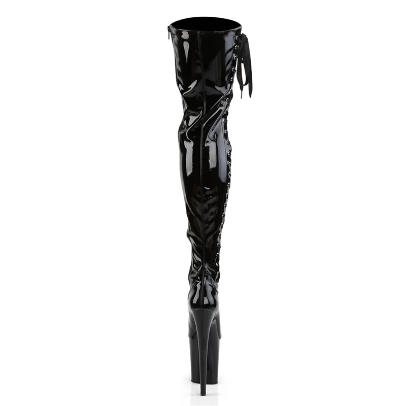Rncksi Fashion Platform Over The Knee Boots Women High Heels Thigh High Boots Sexy Party Long Shoes Ladies  Large Size34-46