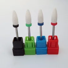 1 шт. Pro 4 размера фрезерные 3/3" дизайн ногтей керамические шлифовальные электрические пилки сверло для маникюра маникюрные аксессуары для резки