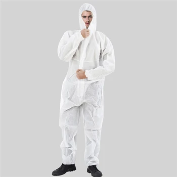 

Unisex Three-layer Coverall Hazmat Suit No-disposable Anti-virus Protective Disposable Bacterial Medical Wear Plus Size