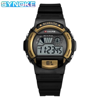 

Relogio Masculino SYNOKE Digital Men Watches 50M Waterproof Electronic Watch Shock Military Multifunctional Alarm Clock Watches