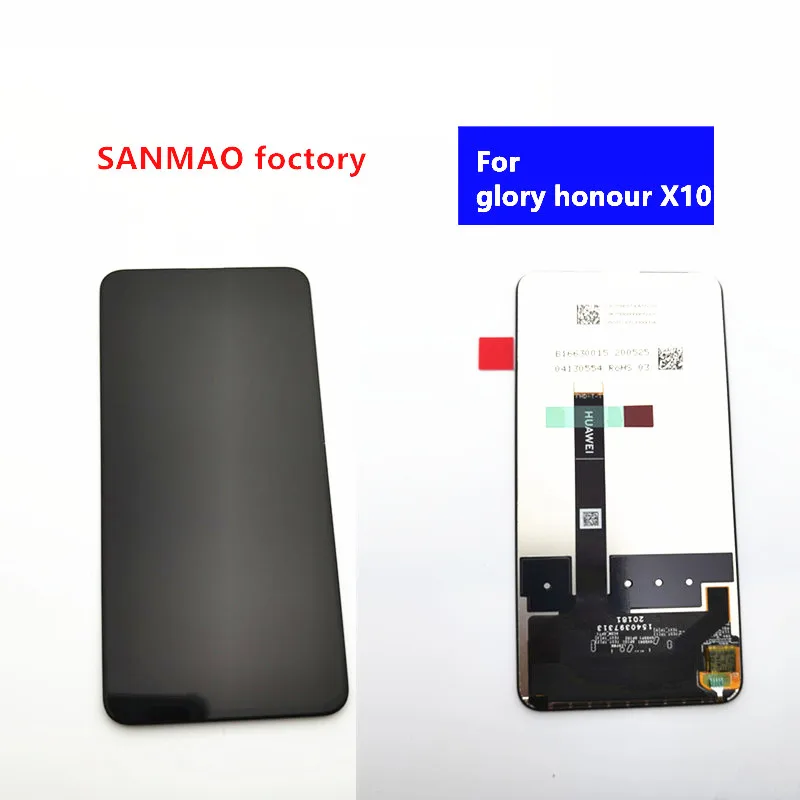 

Original For Huawei Honor X10 LCD Display+Touch Screen Digitizer Assembly Replacement Parts Honor X10 5G LCD Display