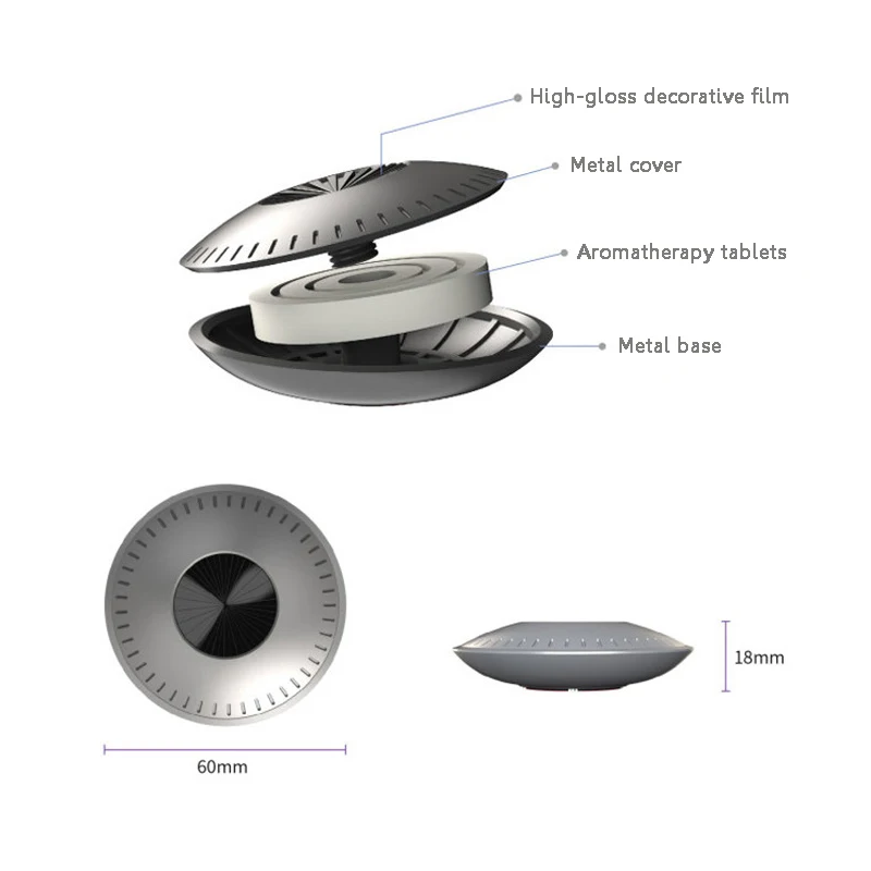 Автомобильный интерьер UFO сплав духи сиденье дропшиппинг универсальное авто украшение ароматерапия аромат авто аксессуары украшение