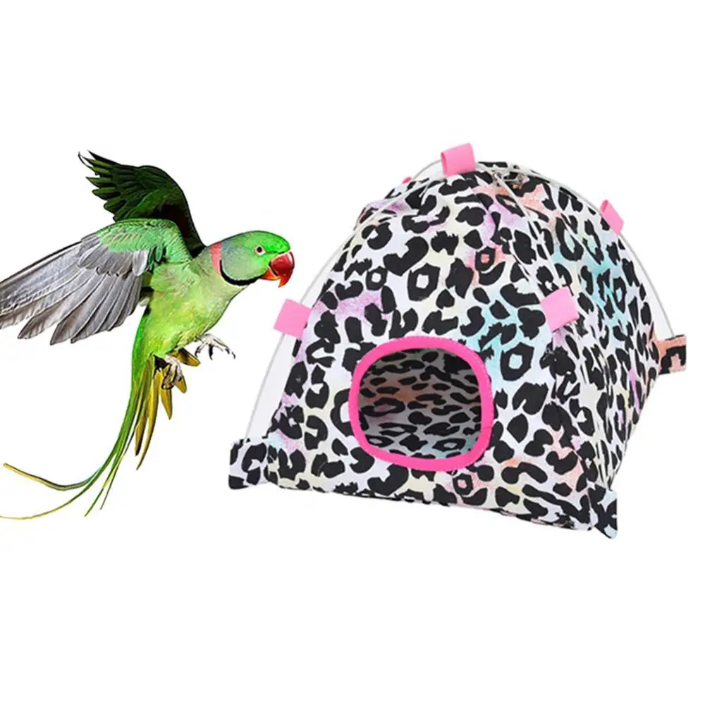 Bird Parrot Tent House Hammock Hanging Cage Nest Bed Pet Supplies with