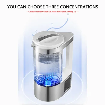 

2L Hypochlorous Acid Water Disinfectant Machine Maker Sodium Hypochlorous Generator Household Sterilization Liquid Machine