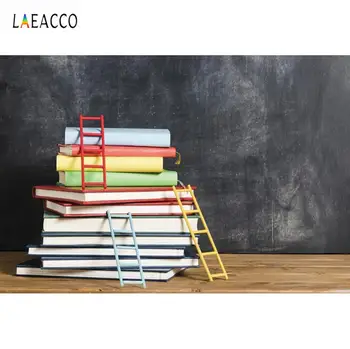 Günstig Laeacco Tafel Bücher Schreibtisch Fotografie Hintergründe Angepasst Nahtlose Photophone Fotografische Hintergründe Für Foto Studio