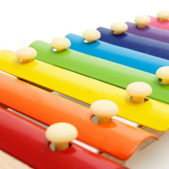 Baby Toys Xylophone Educational Toy Wooden Eight-Notes Frame Style Musical Toys Toddler Kids Children 2-4 Years Montessori Toys 4