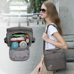 Сумка для подгузников, сумки на плечо, Портативная сумка для мам, многофункциональные сумки-мессенджеры, портативная Водонепроницаемая