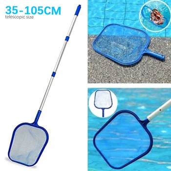 

Swimming Pool Salvage Net Pool Leaf Skimmer Net with Adjustable Retractable Telescopic Pole For Cleaning Swimming Pool