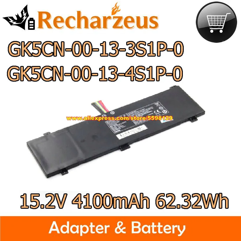 

Genuine 15.2V 4cell GK5CN-00-13-3S1P-0 GK5CN-00-13-4S1P-0 Li-ion Battery For APEX 15 MECH 17-G1R EG-LP6-BK XMG Neo 15 EG-LP5-BK