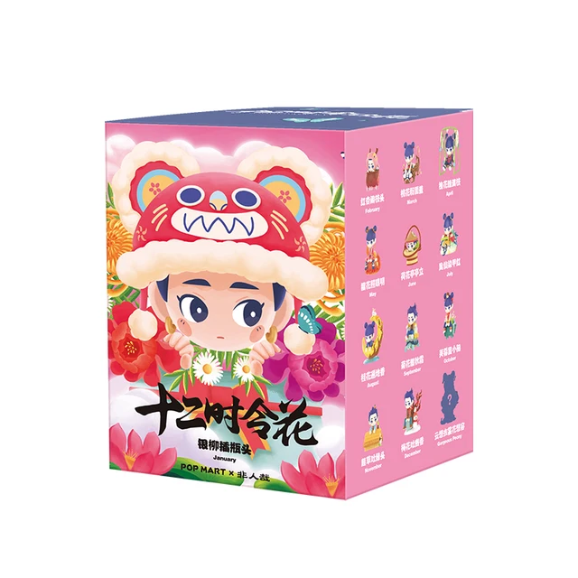 POP MART FENZ Seasonal Flowers Series Blind Box Collectible Doll Cute Kawaii Birthday Gift Kids Toy story toys figures 1PC