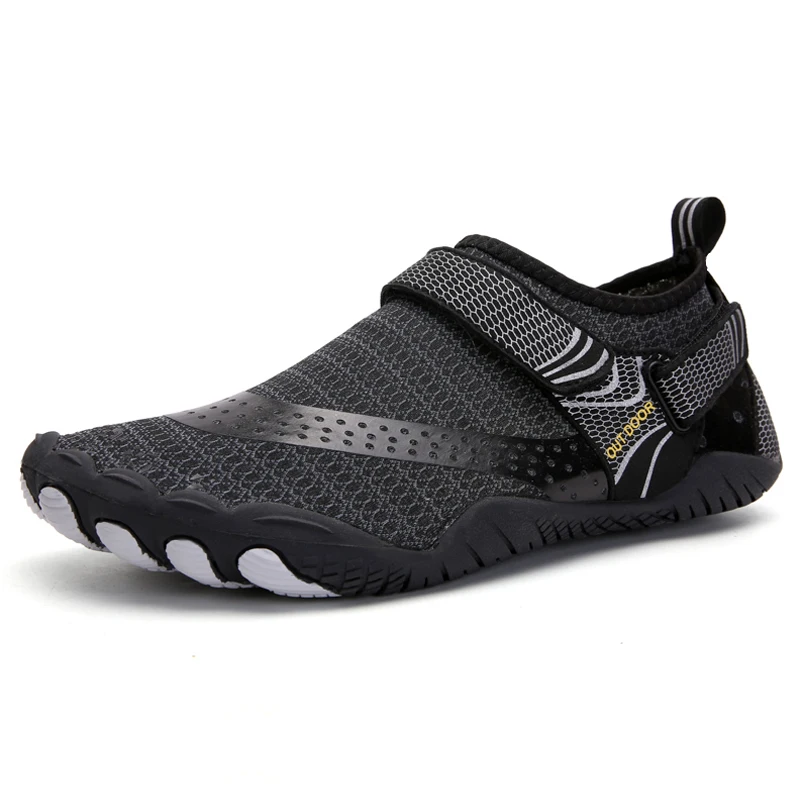 thumbnail image 1 of Zapatos acuáticos elásticos de secado rápido para hombre y mujer, zapatillas Unisex para nadar en el agua, zapatos de natación aguas arriba, zapatillas de playa descalzas, verano, 1 of 5