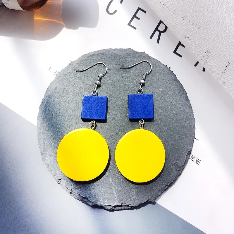 

Korea Simple Fresh Wild Long Earrings Temperament Dangle Earrings Female Tassel Earrings Drop Earrings Jewelry Earrings