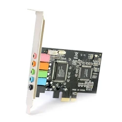 Carte son de remplacement PCIe 5.1 stéréo, 6 canaux, Interface Audio, connecteurs, puce CMI8738 