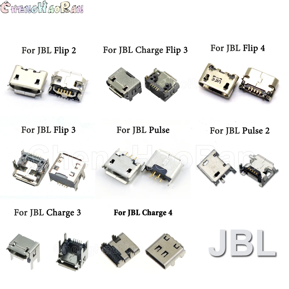 5 шт. Micro USB зарядный разъем для передачи данных док-разъем хвостовой штекер JBL Charge 3