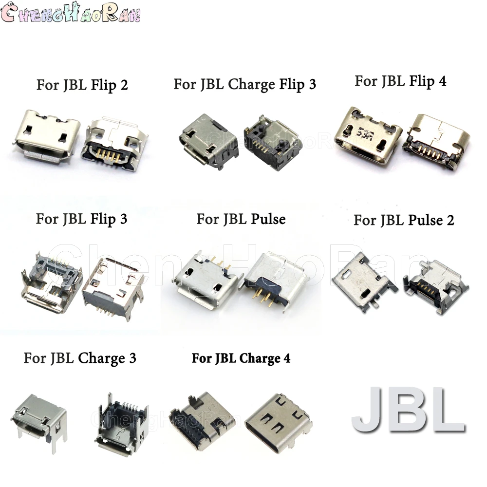 Conector Micro USB JBL Charge 3 Flip 3 2 Pulse 2 flip4, 8 modelos cada uno, 5 piezas|Cables flexibles para teléfonos móviles| - AliExpress