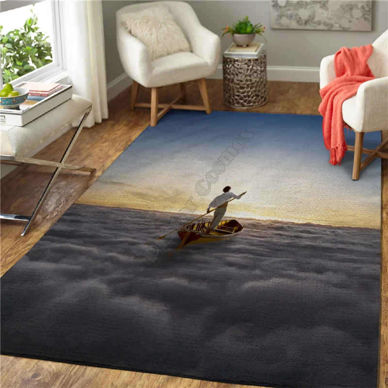 Motorcycle 3D Printed Mat Rugs Anti-slip Large Rug Carpet Home Decoration Living Flannel Print Bedroom Non-slip Floor Rug 5