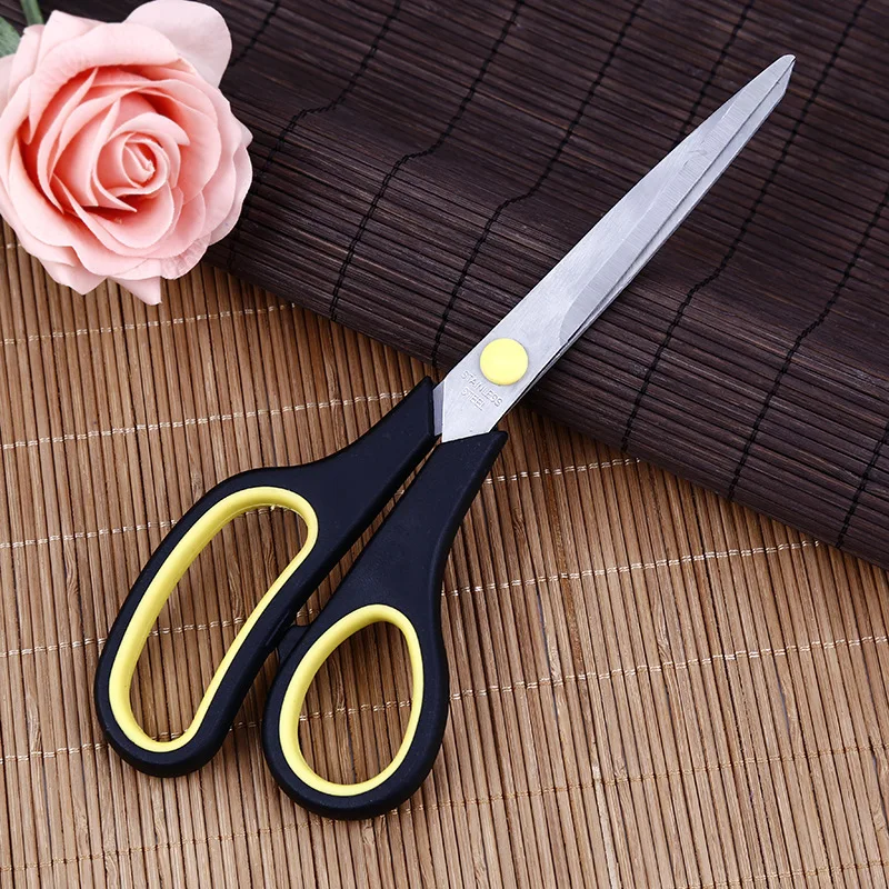 3 Color Multipurpose Stainless Steel Scissors Household DIY Crafts Office Home School Stationary Special scissors Wholesale