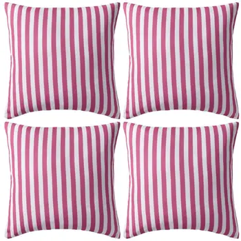 

Vidaxl garden cushion 4 PCs. Stripe pattern 45x45 cm pink