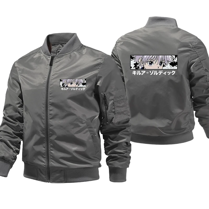 Куртка BomberJacket Мужская одежда уличная Hunter X мужская куртка-бомбер и пальто