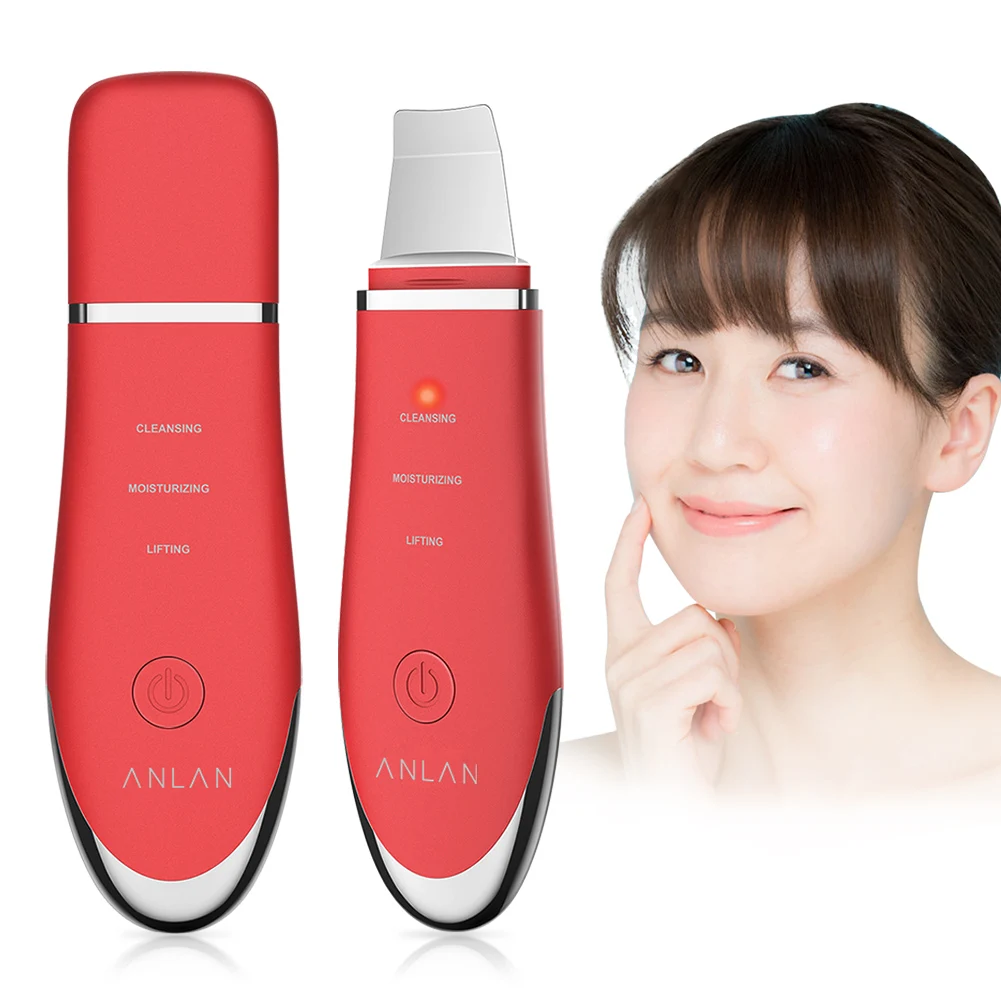 Purificador da Pele Cuidados com a Pele Remoção de Spa Ultrasonic Facial Instrumento Beleza Dispositivo Rosto Limpeza Profunda Peeling Recarregável Acne Ion 14 cuidados com a pele beleza instrumento remoção acne spa