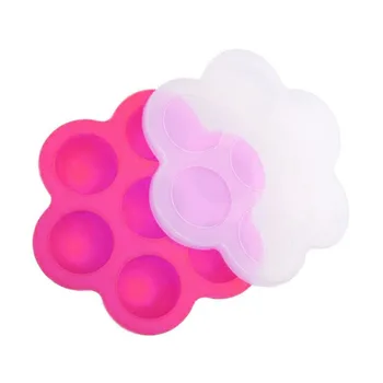 

Silicone Egg Food Mold Tray Reusable Storage Container with Lid for Instant Pot Accessories J99Store
