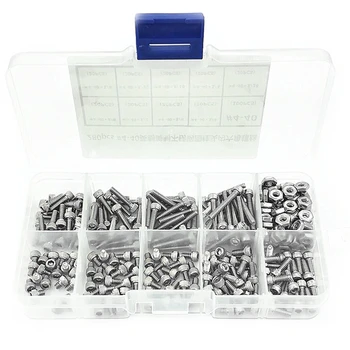 

280 Pieces 4-40 Stainless Steel Hex Socket Head Cap Screws