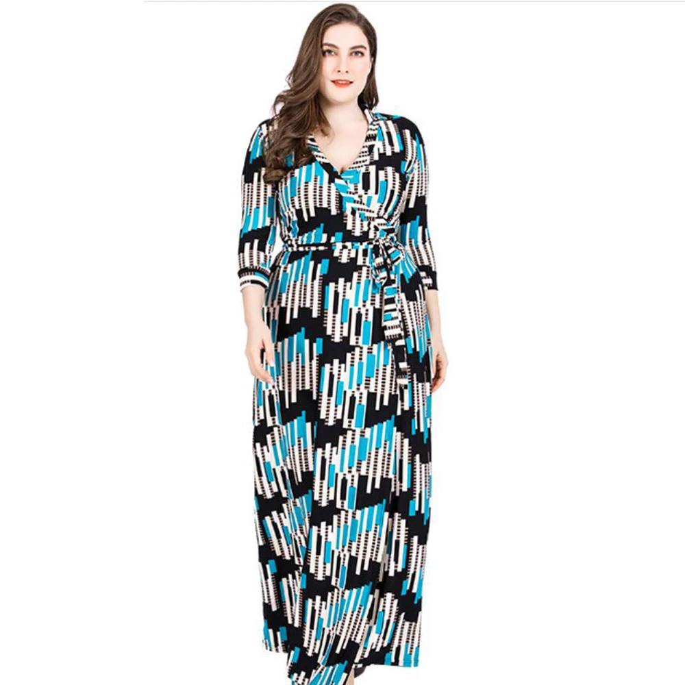 kaftan wrap dress