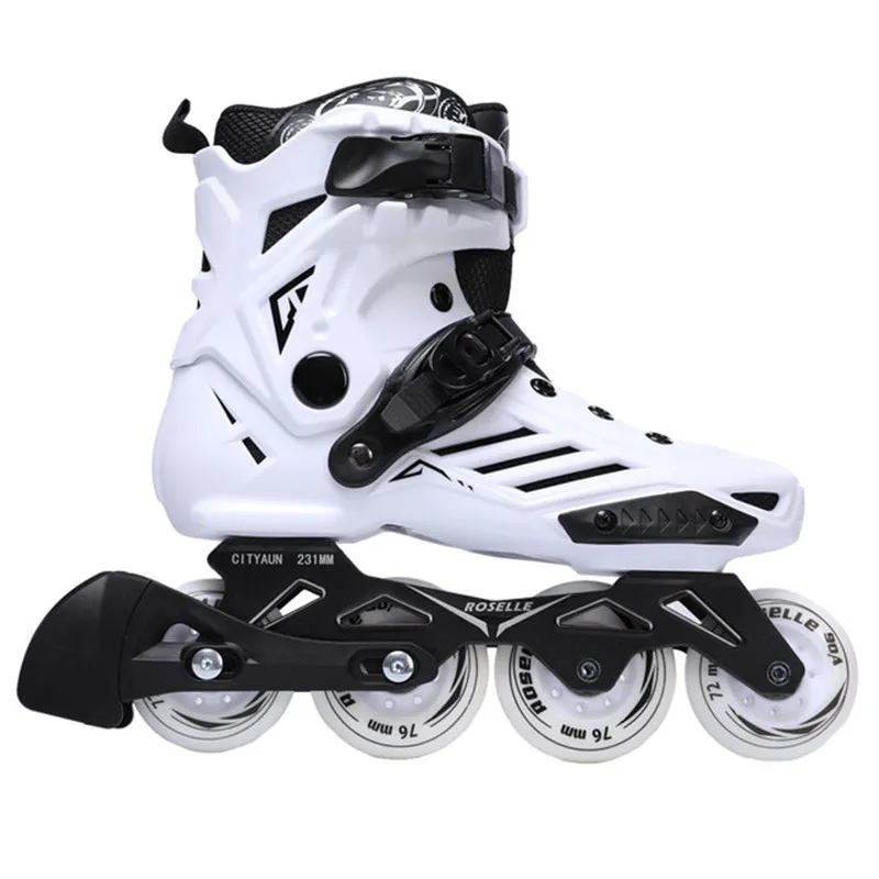 Professional slalom inline skates adult roller skating shoes sliding free skating patines size 35-46 good as SEBA sneakers outdoor sport street slip rubber roller skate 16 inch 2 big wheels inline skating shoes size 34 43cm freeline skateboard tf 02