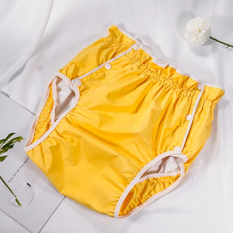 Waterproof Pants Adult Diaper Incontinence Pants Pocket Diapers 2PCS FUUBUU2226