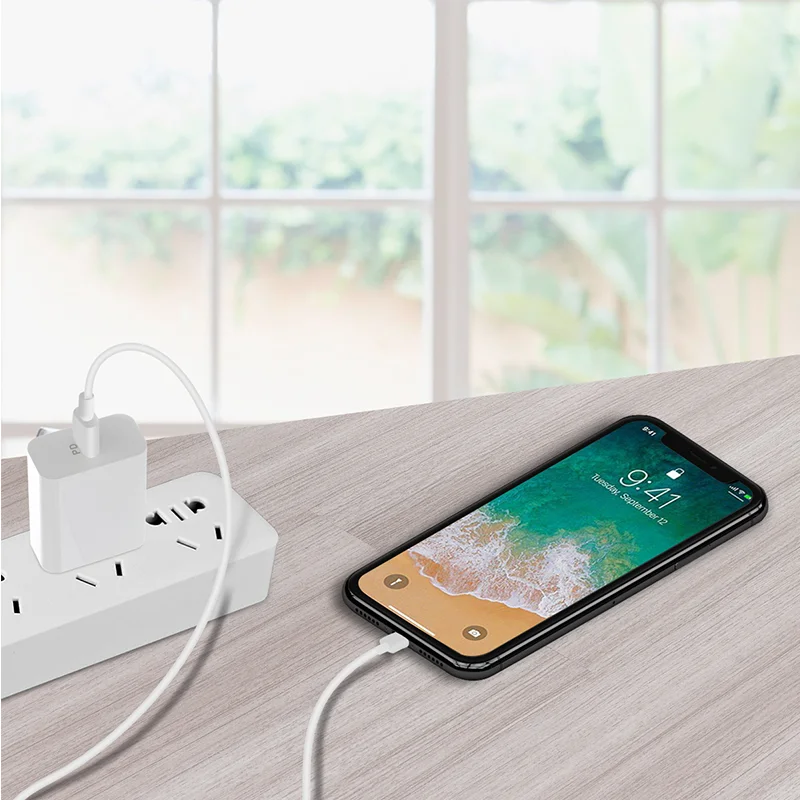 UGREEN USB C зарядное устройство 18 Вт PD 3,0 Тип C настенное зарядное устройство питания для iPhone 11 Pro Max Xs Max XR X 8 Plus, iPad Pro, Google