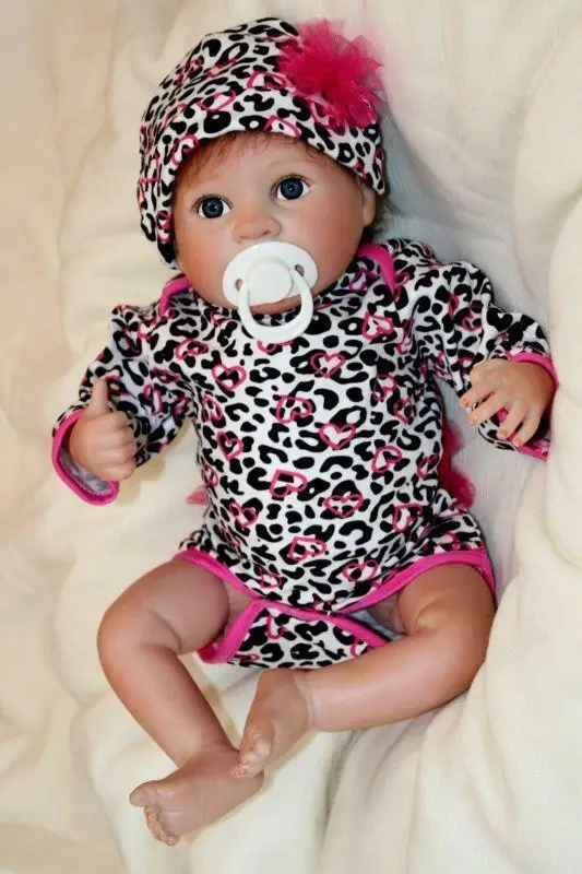 20 дюймов ручной работы кукла реборн реалистичные Bebe Reborn baby girl виниловый силиконовый подарок для ребенка силиконовые Reborn Baby Doll Reborn
