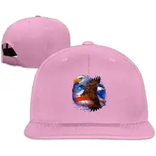 Бейсбольные кепки унисекс с флагом США и орлом с плоским козырьком, хлопок, регулируемые кепки в стиле хип-хоп