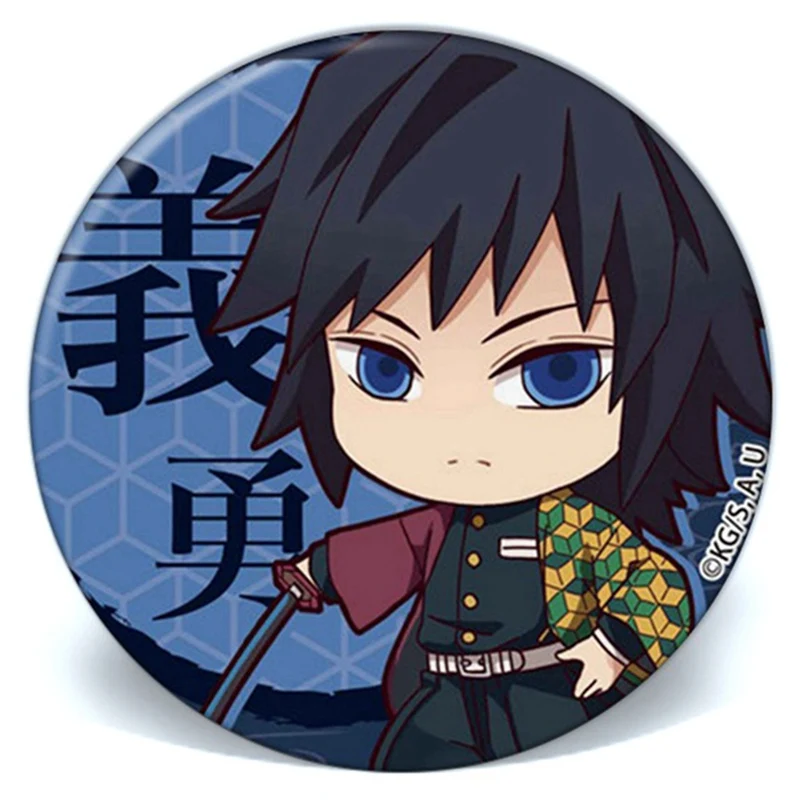 Мода аниме демон убийца: Kimetsu без Yaiba камадо Tanjirou значок косплея рюкзаки Кнопка