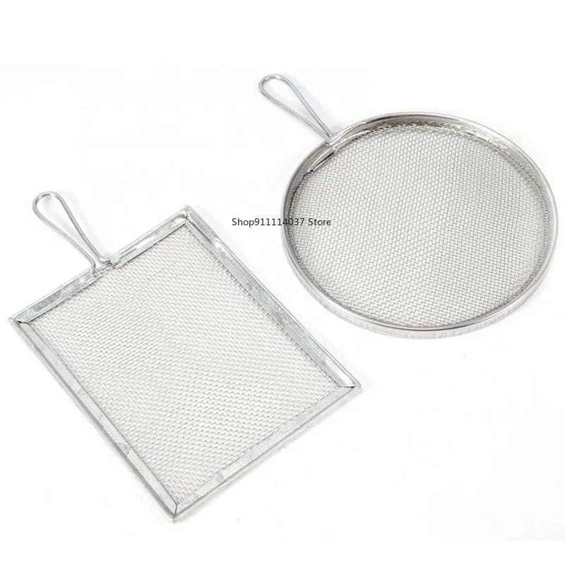 Pottery Mud/Glaze Filtering Tool Screen Mesh Strainer Filter With Handles 