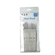 

Different Sizes Nylon Hair Line Drawing Art Painting Brush 12Pcs/set Pointed Tip Watercolor Paint Brush r20