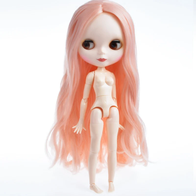 Blyth кукла Blyth матовое лицо матовая белая кожа 1/6 BJD шарнирная кукла ручной набор пользовательские куклы для девочек подарок для коллекции кукол - Цвет: Matte Face 3-NBL22