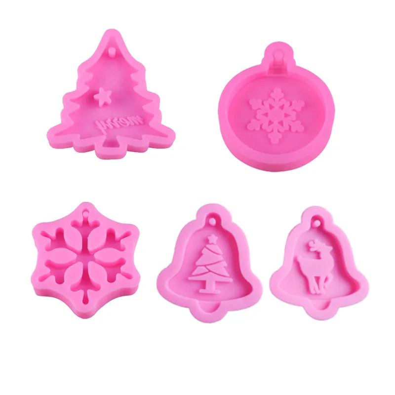 

New Christmas Silicone Mold Muffin Jelly Chocolate Cake Decorating Tools Christmas Tree Snowflake Moose Mould Baking Cake Mould