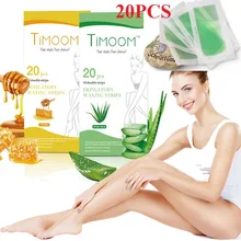 20 шт. = 10 листов, профессиональное летнее удаление волос, двухсторонние холодные восковые полоски, бумага для ног, эпилятор для волос на лице, набор
