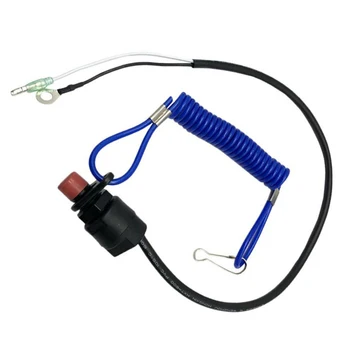 

Outboard Engine/Motor Emergency Cut-Off Switch -Waterproof &includes Lanyard Directly Grounded Overboard Car Accessories