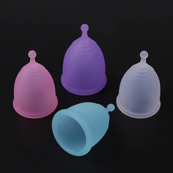 

1pc Feminine Hygiene Menstrual Cup Medical Grade Silicone Reusable Menstrual Cup