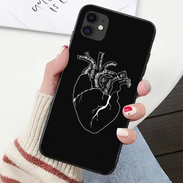 YNDFCNB Heart Of Nature Human Anatomy Doctor Phone Case for iPhone 11 12 pro XS MAX 8 7 6 6S Plus X 5S SE 2020 XR cover a15