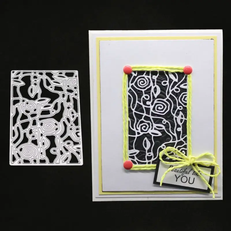

1Set Background Decoration Metal Cutting Dies Stencil DIY Scrapbooking Album Stamp Paper Card Embossing Crafts Decor