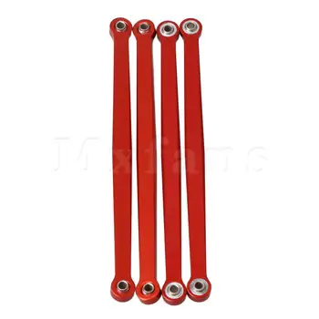 

Mxfans 4 x Red Aluminum Alloy Servo Link Tie Rods for HPI RC 1:10 Rock Crawler
