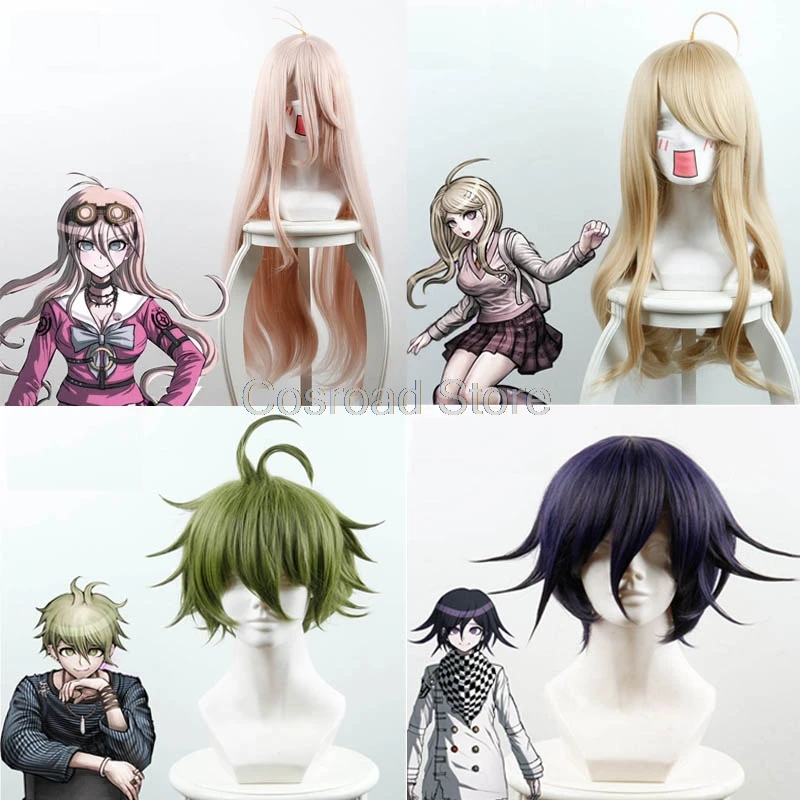 Cosroad игра Danganronpa V3: Killing Harmony Косплей парики Akamatsu kaede Ouma Kokichi Iruma Miu Amami Rantarou парики