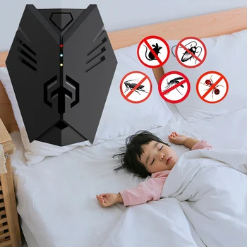 

Dropship New Electronic Ultrasonic Mosquito Killer Anti Mosquito Insect Pest Repeller Repellent Rat Mouse Spider EU US UK Plug